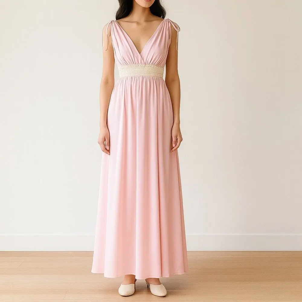 Vintage Ter-She Pink Nylon Lace Empire Maxi Nightgown 1680 Small 1970s NWT NEW - Picture 12 of 12